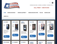 Tablet Screenshot of americanvendingmachines.com